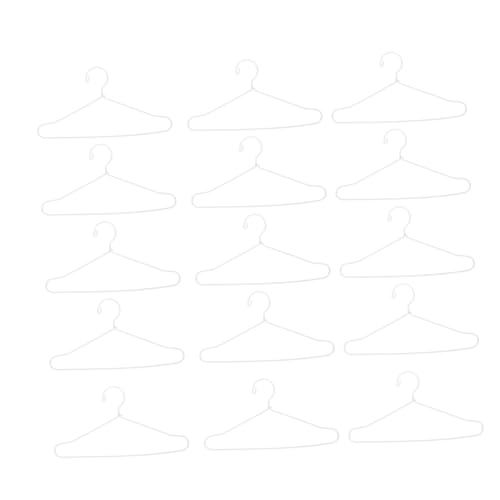SOIMISS 25 Stück Teiliges Mini Metall Puppenkleiderbügel Weiß Stabiles Doll Clothes Rack für Kleine Puppenkleider Praktischer Doll Dress Organizer für Puppenhaus und Spielzeugaufbewahrung SOIMISS 25 Stück Teiliges Mini Metall Puppenkleiderbügel Weiß Stabiles Doll Clothes Rack für Kleine Puppenkleider Praktischer Doll Dress Organizer für Puppenhaus und Spielzeugaufbewahrung von SOIMISS