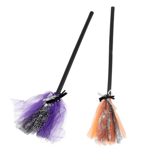 SOIMISS 2St Halloween Hexenbesenkostüm Hexenbesenstiel künstlich gefälscht Cosplay Hexenbesen im Freien Fee Halloween atmosphäre Kinderkleider Cosplay-Besen Halloween-Besenstiel Tuch SOIMISS 2St Halloween Hexenbesenkostüm Hexenbesenstiel künstlich gefälscht Cosplay Hexenbesen im Freien Fee Halloween atmosphäre Kinderkleider Cosplay-Besen Halloween-Besenstiel Tuch von SOIMISS