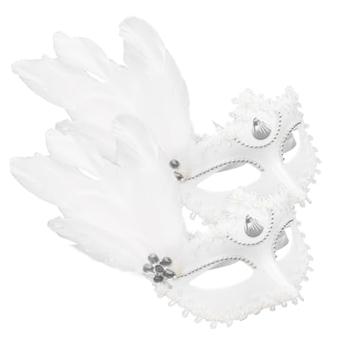 SOIMISS 2St Karnevalsmaske halloween masken halloweenmaske Partymaske Maskerade-Maske für Paare Steampunk-Maskerade-Maske Maskerade Maskenrequisiten Kostüm Party Maske Plastik Weiß SOIMISS 2St Karnevalsmaske halloween masken halloweenmaske Partymaske Maskerade-Maske für Paare Steampunk-Maskerade-Maske Maskerade Maskenrequisiten Kostüm Party Maske Plastik Weiß von SOIMISS