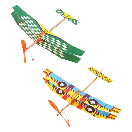 SOIMISS 2Stücke Gummiband Modellflugzeug Segelflugzeuge für Lernspielzeug im Freien Zufällige Muster für Spiele und Eltern Junge Mädchen Interaktion SOIMISS 2Stücke Gummiband Modellflugzeug Segelflugzeuge für Lernspielzeug im Freien Zufällige Muster für Spiele und Eltern Junge Mädchen Interaktion von SOIMISS