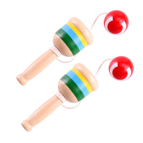 SOIMISS 2Stücke Hand Auge Koordinationsspielzeug aus Holz Lernspielzeug für Kendama Geschicklichkeitsspiel Fördert Konzentration und Teamspiel für Jahre SOIMISS 2Stücke Hand Auge Koordinationsspielzeug aus Holz Lernspielzeug für Kendama Geschicklichkeitsspiel Fördert Konzentration und Teamspiel für Jahre von SOIMISS