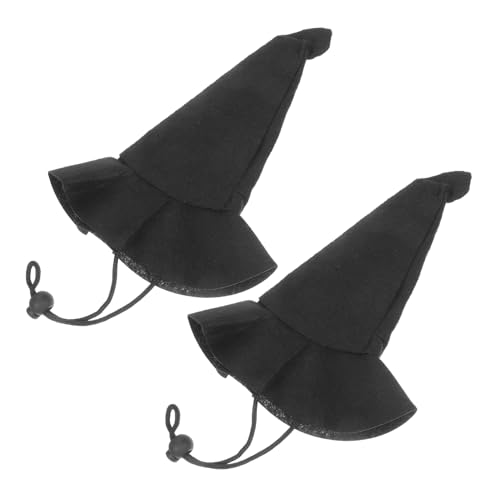 SOIMISS 2Stücke Hexenhut für Puppen und Haustiere Vliesstoff Halloween Hut und Strapazierfähig für Kreative Dekoration und Partys von SOIMISS