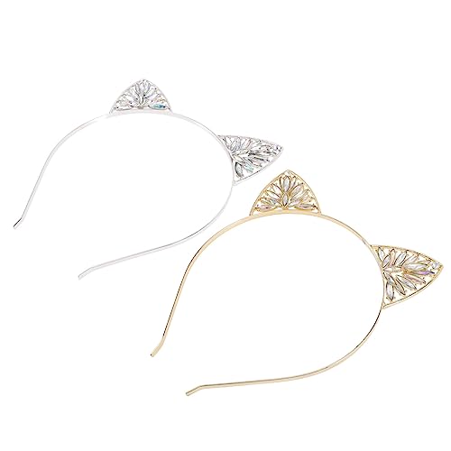 SOIMISS 2Stücke Katzenohren Stirnband mit Glitzer für Hochwertiges Cosplay Zubehör für Halloween Weihnachtsfeiern und Themenpartys SOIMISS 2Stücke Katzenohren Stirnband mit Glitzer für Hochwertiges Cosplay Zubehör für Halloween Weihnachtsfeiern und Themenpartys von SOIMISS
