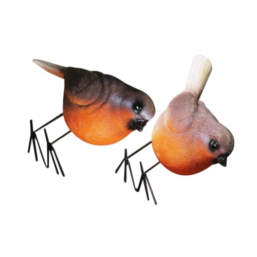 SOIMISS 2stücke Vogelstatue Aus Kunstharz Und Simulierte Vögel Als Schreibtischschmuck Kleine Vogelfigur Für Heimbegrünungsdekoration Dekoratives Vogelornament Für Garten SOIMISS 2stücke Vogelstatue Aus Kunstharz Und Simulierte Vögel Als Schreibtischschmuck Kleine Vogelfigur Für Heimbegrünungsdekoration Dekoratives Vogelornament Für Garten von SOIMISS