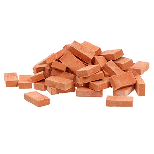 SOIMISS 3 Mikro Dekoration Accessoire Feengarten Wand Ziegel Rot Mikrolandschaft Dekoration Mikrolandschaft Ziegel Ton von SOIMISS
