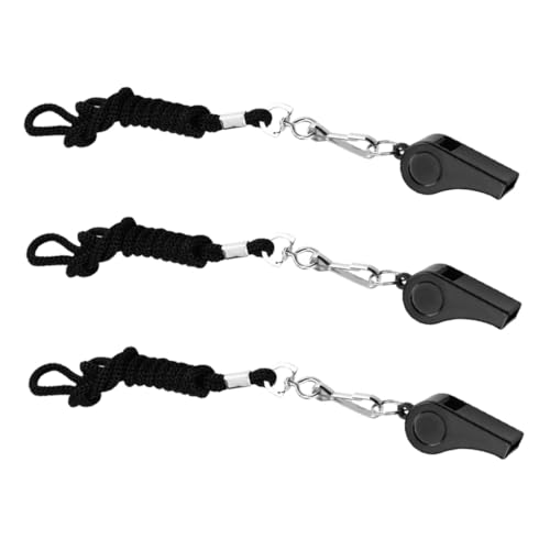SOIMISS 3 STÜCKE Teiliges Sportpfeifen mit Lanyard Robuste Kunststoff Schiedsrichterpfeifen für Training Notfall und Outdoor Tragbare Pfeifen für Basketball Trainer und Rettungseinsätze SOIMISS 3 STÜCKE Teiliges Sportpfeifen mit Lanyard Robuste Kunststoff Schiedsrichterpfeifen für Training Notfall und Outdoor Tragbare Pfeifen für Basketball Trainer und Rettungseinsätze von SOIMISS