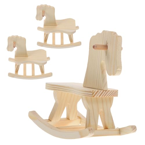SOIMISS 3 Sätze Montagemodellspielzeug Holzmodellbausatz Kindermodell-Puzzle- Modellbausätze Montageprojekt für Rätsel für Kleinkind rätsel von SOIMISS