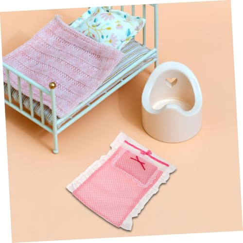 SOIMISS 3 Sätze Puppenhaus Schlafzimmer Dekoration Weiche Farben für Gemütliche Spielumgebung von SOIMISS