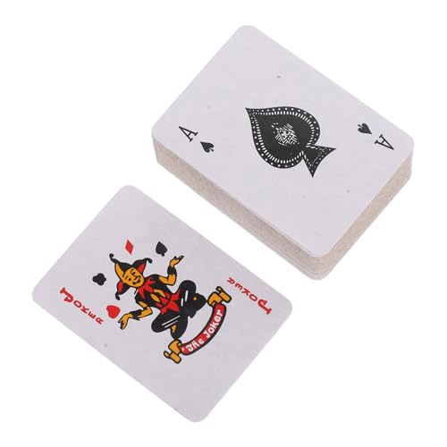 SOIMISS 3 Satz Mini Pokerkarten Kleine Tragbare Spielkarten aus Robustem Material Vielseitig für Partyspiele Reisen und Familienfeiern Platzsparend SOIMISS 3 Satz Mini Pokerkarten Kleine Tragbare Spielkarten aus Robustem Material Vielseitig für Partyspiele Reisen und Familienfeiern Platzsparend von SOIMISS