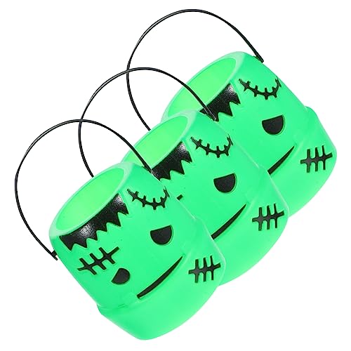 SOIMISS 3 Stück Halloween Kürbis Eimer Handliche Kunststoff Süßigkeitenbehälter für Partys Dekoration und für Halloween Feiern und Süßigkeiten Sammeln SOIMISS 3 Stück Halloween Kürbis Eimer Handliche Kunststoff Süßigkeitenbehälter für Partys Dekoration und für Halloween Feiern und Süßigkeiten Sammeln von SOIMISS