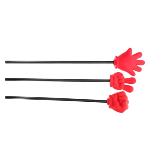 SOIMISS 3 Stück Kindergarten Zeigestäbe Teiliges Handheld Fingerzeiger aus Schaumstoff für Klassenzimmer Spiele Party Requisiten Langlebig und Kinderfreundlich von SOIMISS