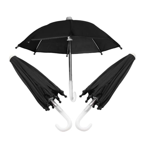SOIMISS 3 Stück Mini-Regenschirm Süße Puppe winzig Mini-Faltung Mädchen Puppe UV doll Accessories Puppen Accessoires Puppe Reisen Spiel Miniaturmodell Metall Black SOIMISS 3 Stück Mini-Regenschirm Süße Puppe winzig Mini-Faltung Mädchen Puppe UV doll Accessories Puppen Accessoires Puppe Reisen Spiel Miniaturmodell Metall Black von SOIMISS