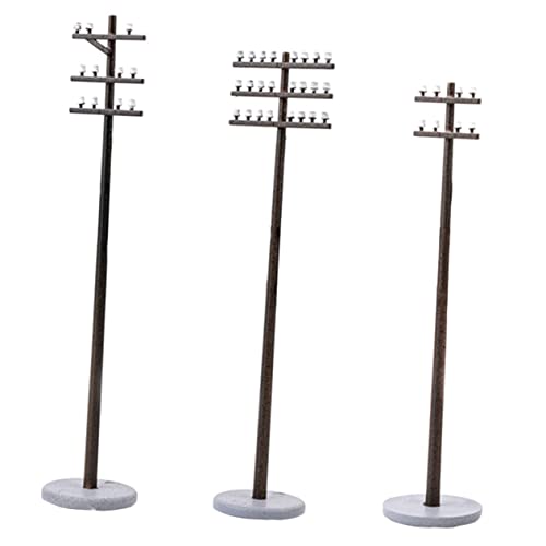 SOIMISS 3 Stück Mini-Telefonmast Zubehör Layouts Landschaft Bausätze Telegrafenmasten selber Bauen Telegrafenmasten aus Kunststoff Mikrotelegrafenmasten Telegrafenmasten Plastikmodell Abs SOIMISS 3 Stück Mini-Telefonmast Zubehör Layouts Landschaft Bausätze Telegrafenmasten selber Bauen Telegrafenmasten aus Kunststoff Mikrotelegrafenmasten Telegrafenmasten Plastikmodell Abs von SOIMISS