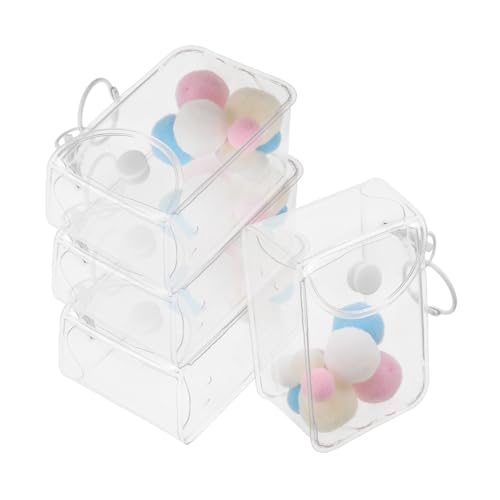 SOIMISS 3 Stück Mini Tragetaschen für Transparente PVC Hängetaschen mit Schlüsselanhänger Minimalistisches Design Vielseitig als Handtasche oder Umhängetasche Geeignet SOIMISS 3 Stück Mini Tragetaschen für Transparente PVC Hängetaschen mit Schlüsselanhänger Minimalistisches Design Vielseitig als Handtasche oder Umhängetasche Geeignet von SOIMISS