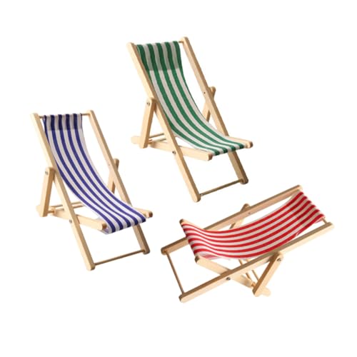 SOIMISS 3 Stück Miniatur Teiliges Klappbare Holz Strandstühle Puppenhaus Gartenmöbel Outdoor Zubehör Farblich Sortiert Rot Blau Grün für Puppenhaus Deko und Strandthemen SOIMISS 3 Stück Miniatur Teiliges Klappbare Holz Strandstühle Puppenhaus Gartenmöbel Outdoor Zubehör Farblich Sortiert Rot Blau Grün für Puppenhaus Deko und Strandthemen von SOIMISS