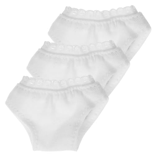 SOIMISS 3 Stück Puppenunterwäsche Mini Unterhosen aus Leichtem Atmungsaktiv Langlebig und Wiederverwendbar Geeignet für Barbie Puppen und Ähnliche Modelle als Puppenzubehör für SOIMISS 3 Stück Puppenunterwäsche Mini Unterhosen aus Leichtem Atmungsaktiv Langlebig und Wiederverwendbar Geeignet für Barbie Puppen und Ähnliche Modelle als Puppenzubehör für von SOIMISS