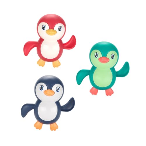 SOIMISS 3 Stück Teiliges Aufziehbares Pinguin Badespielzeug Bunt Schwimmend Kreative Wasserspielzeug für Kleinkinder Badewanne Spielspaß SOIMISS 3 Stück Teiliges Aufziehbares Pinguin Badespielzeug Bunt Schwimmend Kreative Wasserspielzeug für Kleinkinder Badewanne Spielspaß von SOIMISS