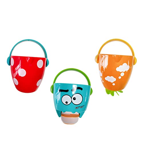 SOIMISS 3 Stück Teiliges Badespielzeug aus Eimer Form Wasserspritzspielzeug für Kleinkinder Leicht zu Greifen Fördert Hand Auge Koordination für Duschspaß und Badewannenzeit SOIMISS 3 Stück Teiliges Badespielzeug aus Eimer Form Wasserspritzspielzeug für Kleinkinder Leicht zu Greifen Fördert Hand Auge Koordination für Duschspaß und Badewannenzeit von SOIMISS
