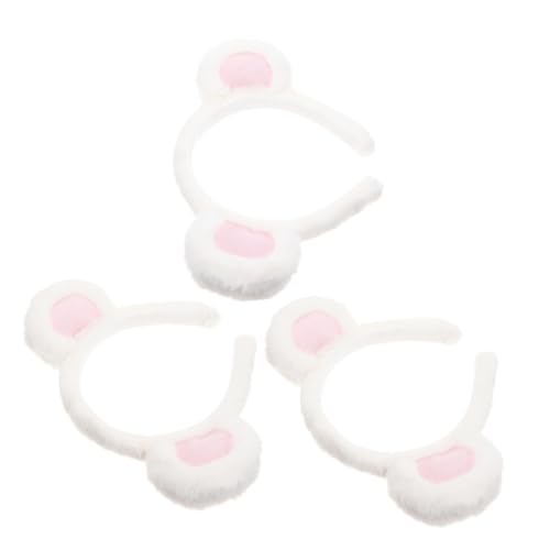 SOIMISS 3 Stück Teiliges Bärenohren Haarreife für Mädchen Cartoon Stirnband Weiches Material Leichtes Formstabiles Haarschmuck für Fest Kostüm Geburtstag Masquerade SOIMISS 3 Stück Teiliges Bärenohren Haarreife für Mädchen Cartoon Stirnband Weiches Material Leichtes Formstabiles Haarschmuck für Fest Kostüm Geburtstag Masquerade von SOIMISS