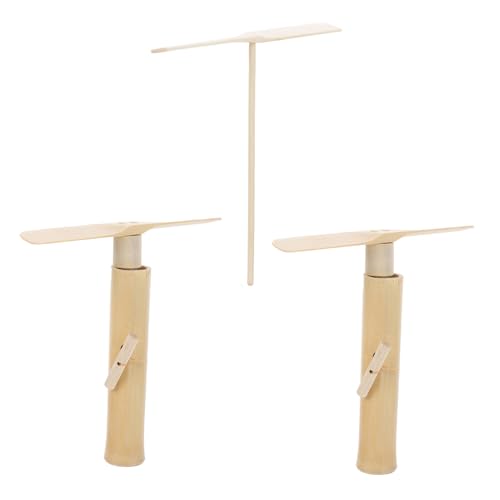 SOIMISS 3 Stück Teiliges Bambus Drachenflieger Handgereibtes Flugspielzeug aus Robustem Sicherem Material Leicht und Kompakt für Outdoor Spiel Hand Augen koordination von SOIMISS