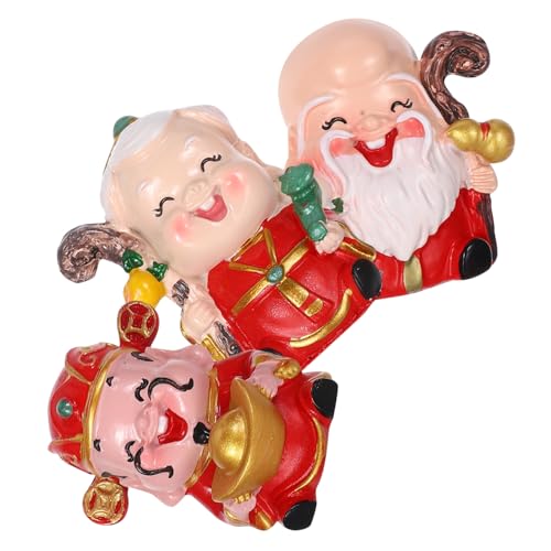 SOIMISS 3 Stück Teiliges Chinesische Elders Statue Kuchen Dekoration Langlebige Harzfiguren für Geburtstagstorte Cupcake Ornament und Tischdeko SOIMISS 3 Stück Teiliges Chinesische Elders Statue Kuchen Dekoration Langlebige Harzfiguren für Geburtstagstorte Cupcake Ornament und Tischdeko von SOIMISS