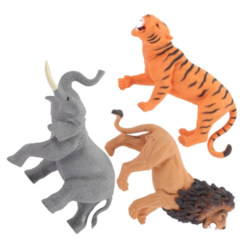 SOIMISS 3 Stück Teiliges Dschungeltiere Realistische Elefant Tiger Figuren aus Kunststoff Pädagogisches Waldtier für Kognitiven und Kreativen Spielszenarien SOIMISS 3 Stück Teiliges Dschungeltiere Realistische Elefant Tiger Figuren aus Kunststoff Pädagogisches Waldtier für Kognitiven und Kreativen Spielszenarien von SOIMISS