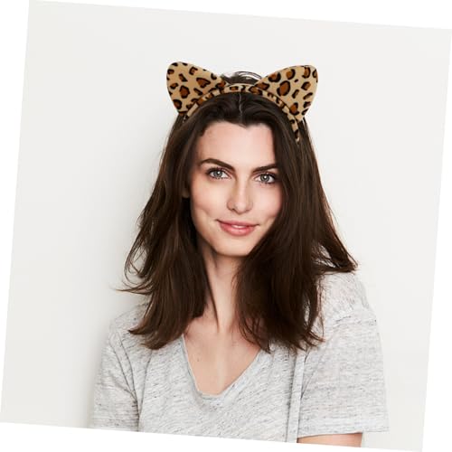 SOIMISS 3 Stück Teiliges Flauschiges Tierohren stirnband Weiche Haarreifen mit Leoparden Zebra Tigerdesign Bequemes Party accessoire für Kostüm Cosplay und Themenfeiern von SOIMISS