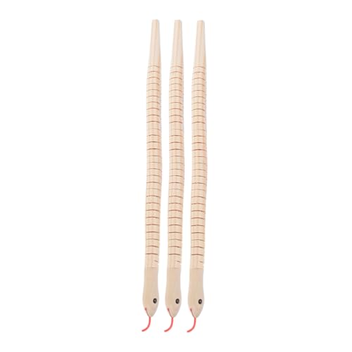 SOIMISS 3 Stück Teiliges Flexibles Unbemalt Gelenkig Realistisches DIY kinderspielzeug für Drinnen und Draußen Leicht und Langlebig als Tragbares Holzschlangen SOIMISS 3 Stück Teiliges Flexibles Unbemalt Gelenkig Realistisches DIY kinderspielzeug für Drinnen und Draußen Leicht und Langlebig als Tragbares Holzschlangen von SOIMISS
