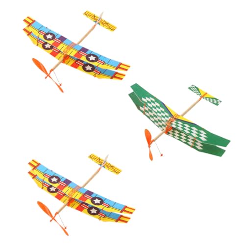 SOIMISS 3 Stück Teiliges Gummiband Antriebs Flugzeug Modell Bunte Schaumpolystyrol Segelflugzeuge für Lustiges DIY für Jungen und Mädchen Leicht Kompakt als Geburtstagsgeschenk SOIMISS 3 Stück Teiliges Gummiband Antriebs Flugzeug Modell Bunte Schaumpolystyrol Segelflugzeuge für Lustiges DIY für Jungen und Mädchen Leicht Kompakt als Geburtstagsgeschenk von SOIMISS