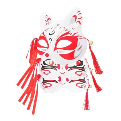 SOIMISS 3 Stück Teiliges Handbemaltes Katzenmasken Halbes Gesicht Stabile Cosplay Maske für Maskenball Karneval und Kostümparty Dekorativ und Langlebig für Festival und Rollenspielspaß von SOIMISS