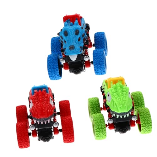 SOIMISS 3 Stück Teiliges Inertial Offroad Spielzeugautos für Robuste Four Wheel Drive Modellfahrzeuge Leuchtenden Farben Fördert Kreativität und Räumliches Verständnis von SOIMISS