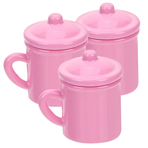 SOIMISS 3 Stück Teiliges Miniaturbecher Mini Tee und Wasserbecher für Puppenhäuser Rosa Zubehör für Miniaturhäuser für Kreative Rollenspiele SOIMISS 3 Stück Teiliges Miniaturbecher Mini Tee und Wasserbecher für Puppenhäuser Rosa Zubehör für Miniaturhäuser für Kreative Rollenspiele von SOIMISS