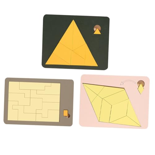 SOIMISS 3 Stück Teiliges Montessori Holzpuzzle für Pädagogisches Steckspiel mit Sicherem Glattem Rand Fördert Feinmotorik Kreativität und Logisches Lernspielzeug für Vorschule SOIMISS 3 Stück Teiliges Montessori Holzpuzzle für Pädagogisches Steckspiel mit Sicherem Glattem Rand Fördert Feinmotorik Kreativität und Logisches Lernspielzeug für Vorschule von SOIMISS