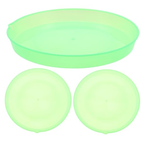 SOIMISS 3 Stück Teiliges Runde Bubble Trays für Kinderfreundliche Seifenwasserhalter für Outdoor Spiele Kreative Sommerspaß Partyaccessoires Fantasie und Problemlösung von SOIMISS