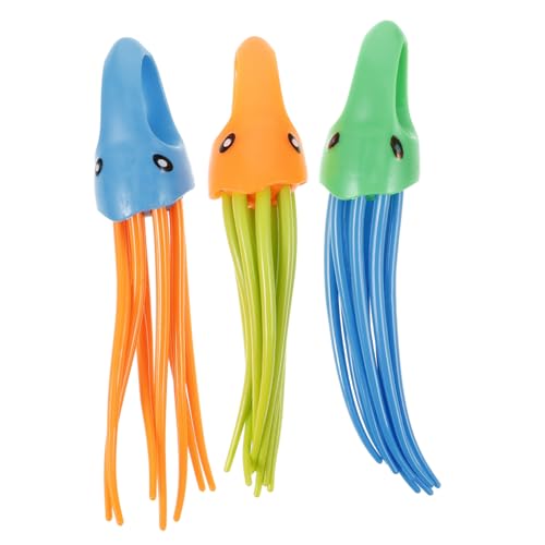 SOIMISS 3 Stück Teiliges Tauchspielzeug für Gewichtete Tauchtiere für Schwimmbecken und Badewanne Sinkende Jellyfish Spielzeuge Schwimmfähigkeiten und Unterwasser Spielspaß von SOIMISS