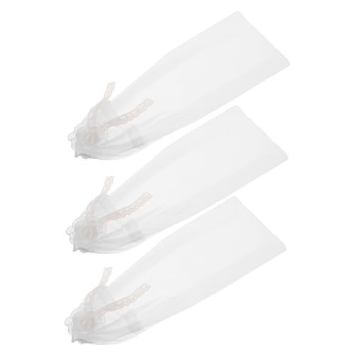 SOIMISS 3 Stücke Teiliges Puppen Hochzeitskopfschleier aus Feinem Tüll Wiederverwendbar Vielseitig für Verschiedene Puppengrößen Elegantes Spitzen-Design für Puppenbrautkostüme und SOIMISS 3 Stücke Teiliges Puppen Hochzeitskopfschleier aus Feinem Tüll Wiederverwendbar Vielseitig für Verschiedene Puppengrößen Elegantes Spitzen-Design für Puppenbrautkostüme und von SOIMISS