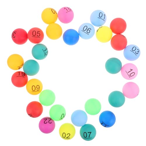 SOIMISS 30 Stück Bingo Party Bälle Zahlendruck Lotteriebälle aus Kunststoff für Gewinnspiele Bunte Hohlkugeln für Spiele und Festlichkeiten Sicher und Langlebig SOIMISS 30 Stück Bingo Party Bälle Zahlendruck Lotteriebälle aus Kunststoff für Gewinnspiele Bunte Hohlkugeln für Spiele und Festlichkeiten Sicher und Langlebig von SOIMISS