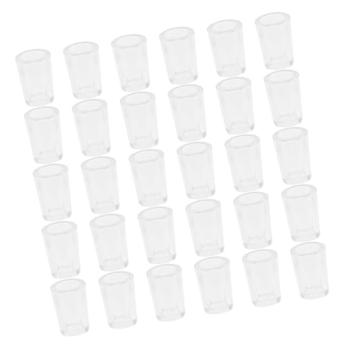 SOIMISS 30 Stück Puppenhaus Miniatur Essen Leere Tasse Wasser Tasse Mini Modell Zubehör Puppenhaus-Miniatur-Tasse 1 Puppenhauszubehör im Maßstab 12 Miniatures Miniaturmodell Abs von SOIMISS