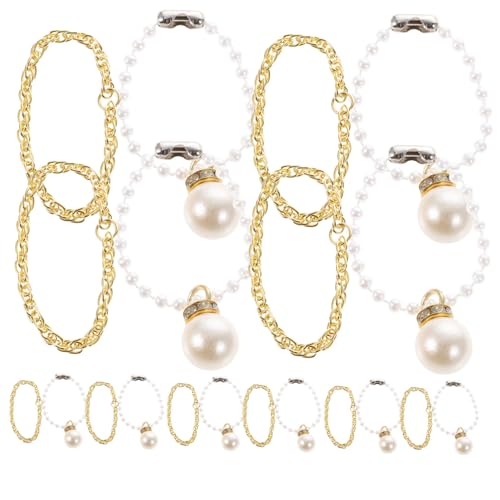 SOIMISS 30 Stück Teiliges Kinderschmuck Mini Halsketten DIY Schmuck für Mädchen Geburtstagsgeschenk mit Gelber Ente Perlen und Anhängerkette Bunte Schmuck Bastelset von SOIMISS