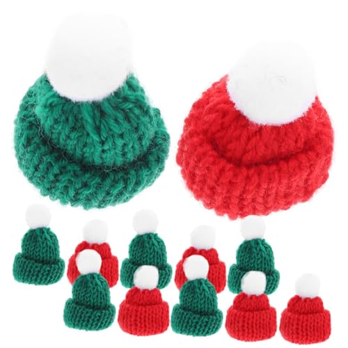 SOIMISS 30 Stück Teiliges Mini Strickmützen für DIY Weihnachtsdekorationen Handgestrickte Mini Hüte in Rot und Grün für Bastelprojekte Schlüsselanhänger Schmuck und Festliche SOIMISS 30 Stück Teiliges Mini Strickmützen für DIY Weihnachtsdekorationen Handgestrickte Mini Hüte in Rot und Grün für Bastelprojekte Schlüsselanhänger Schmuck und Festliche von SOIMISS