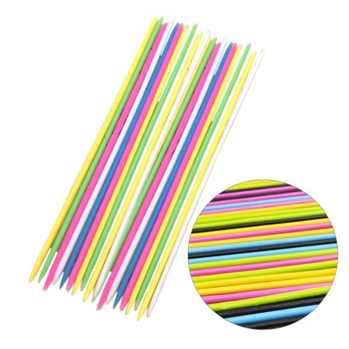 SOIMISS 30 Stück Teiliges Pick Up Sticks Spiel für Buntes Familienspiel zur Feinmotorik und Hand Auge Koordination Geeignet für Drinnen und Draußen Partyspiele von SOIMISS