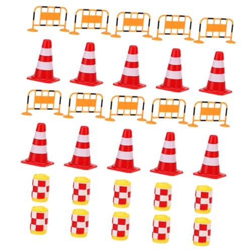 SOIMISS 30 Stück Teiliges Verkehrsschilder Spielset für Stabiles Leichtes Lernspielzeug mit Roten Leitkegeln Orangen Barrieren und Gelben Schutzbehältern Pädagogisch für Verkehrszeichen SOIMISS 30 Stück Teiliges Verkehrsschilder Spielset für Stabiles Leichtes Lernspielzeug mit Roten Leitkegeln Orangen Barrieren und Gelben Schutzbehältern Pädagogisch für Verkehrszeichen von SOIMISS