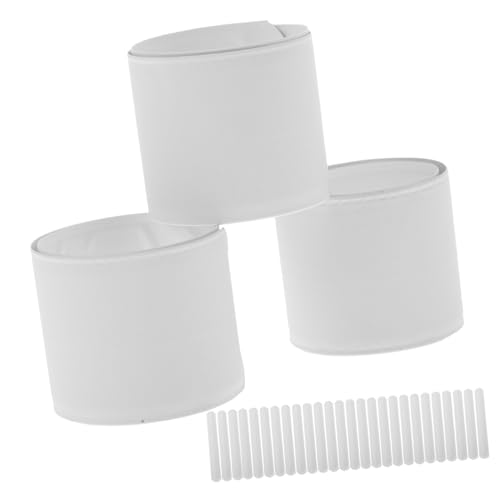 SOIMISS 30 Stück Teiliges Weißes Klatscharmband aus Langlebigem Pvc stahl für Selbermachen als Mitgebsel für Geburtstage Halloween Weihnachten und Kreative DIY partygeschenke von SOIMISS