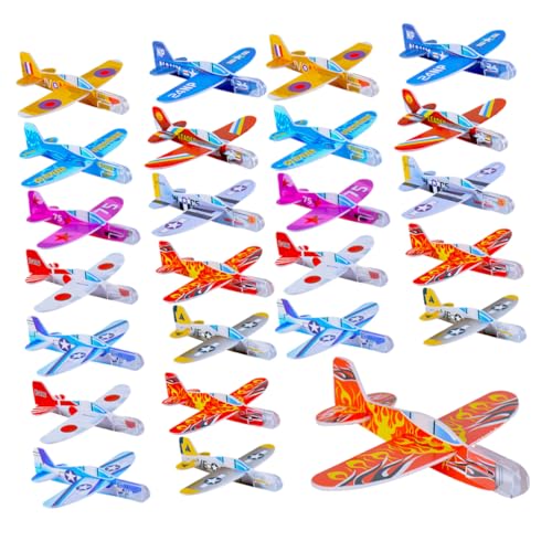 SOIMISS 32 Stück Mini Gleiter Flugzeug Modell Bunte Scatter Kleine Flugzeug für Kleinkinder Handgefertigtes Schaumstoffspielzeug für Partys und Kreative Aktivitäten SOIMISS 32 Stück Mini Gleiter Flugzeug Modell Bunte Scatter Kleine Flugzeug für Kleinkinder Handgefertigtes Schaumstoffspielzeug für Partys und Kreative Aktivitäten von SOIMISS