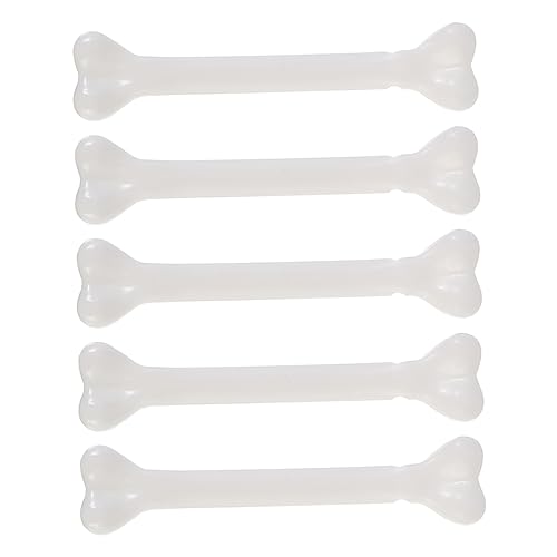SOIMISS 36 Stück Mini Plastik Knochen Halloween Deko Realistische Skelett Requisiten für Partys Grusel Deko für Halloween Karneval und Spukhäuser Weiß von SOIMISS