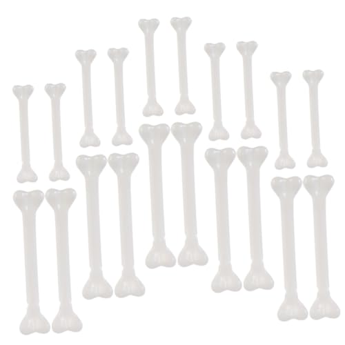 SOIMISS 36 Stück Teiliges Fake Knochen für Halloween Dekoration Leichte Kunststoff Skelette für DIY Projekte Cosplay und Partys Gruselige Accessoires für Schaurige Anlässe von SOIMISS