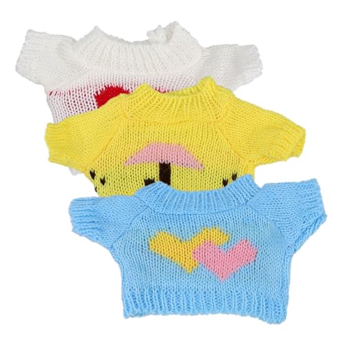SOIMISS 3Stücke Teiliges Puppenkostüm für Bärenpuppen Handgefertigte Pullover mit Roten Herzen mit Regenschirm Herzen Wiederverwendbare Puppenkleidung SOIMISS 3Stücke Teiliges Puppenkostüm für Bärenpuppen Handgefertigte Pullover mit Roten Herzen mit Regenschirm Herzen Wiederverwendbare Puppenkleidung von SOIMISS