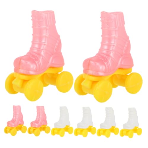 SOIMISS 4 Paare Rollschuhe für Puppen Entzückende Puppenschuhe für Puppenhaus Zubehör Detailreiche Gestaltung Robustes Plastik Vielseitig Einsetzbar Perfektes SOIMISS 4 Paare Rollschuhe für Puppen Entzückende Puppenschuhe für Puppenhaus Zubehör Detailreiche Gestaltung Robustes Plastik Vielseitig Einsetzbar Perfektes von SOIMISS
