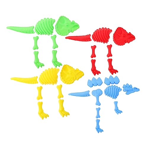 SOIMISS 4 Sätze Dinosaurier Sandformen für Teiliges Plastisches für Strand Fördert Kreativität und Motorische Fähigkeiten für Kleinkinder im Sandkasten SOIMISS 4 Sätze Dinosaurier Sandformen für Teiliges Plastisches für Strand Fördert Kreativität und Motorische Fähigkeiten für Kleinkinder im Sandkasten von SOIMISS
