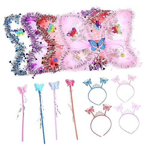 SOIMISS 4 Sätze Drei Stück Schmetterlingsflügel Feenflügel Outfit Für Mädchen Mädchen-outfit Feenpartyzubehör Feen-partyzubehör Kostüm Für Mädchen Reine Flügel Schmetterlinge Stoff SOIMISS 4 Sätze Drei Stück Schmetterlingsflügel Feenflügel Outfit Für Mädchen Mädchen-outfit Feenpartyzubehör Feen-partyzubehör Kostüm Für Mädchen Reine Flügel Schmetterlinge Stoff von SOIMISS